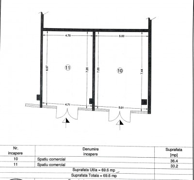 Commercial space for sale Berceni area, Bucharest 279.8 sqm