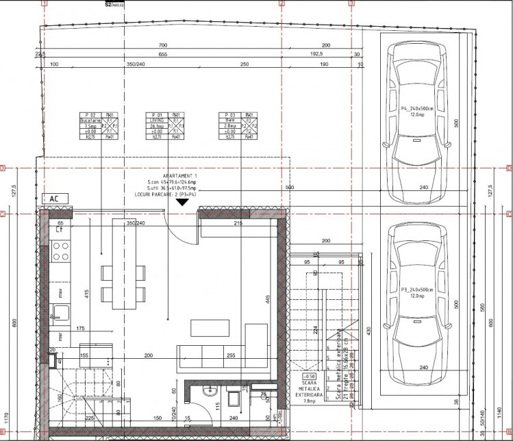 Apartament de vanzare tip duplex 4 camere in vila nou construita zona Dorobanti, Bucuresti 152 mp